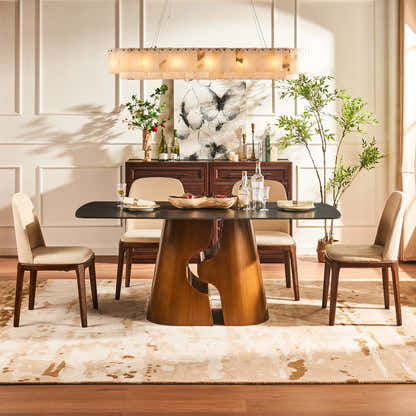 Synergy Sintered Stone Rectangular Dining Table 71"