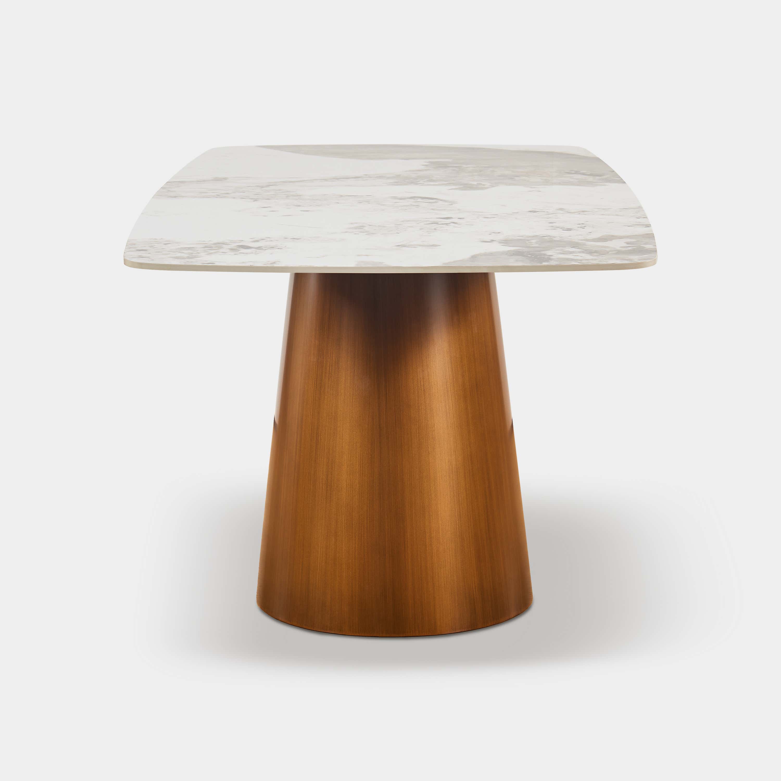 Synergy Sintered Stone Rectangular Dining Table 71"