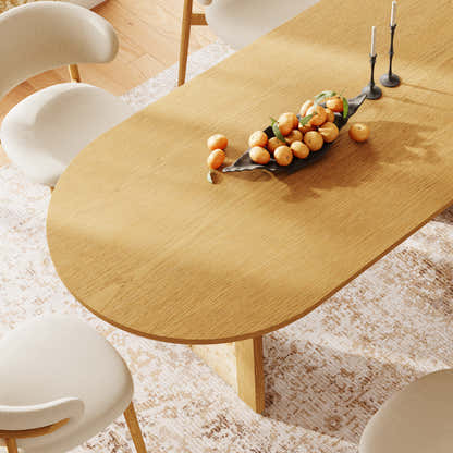 Aurora Oak Dinning Table 63”