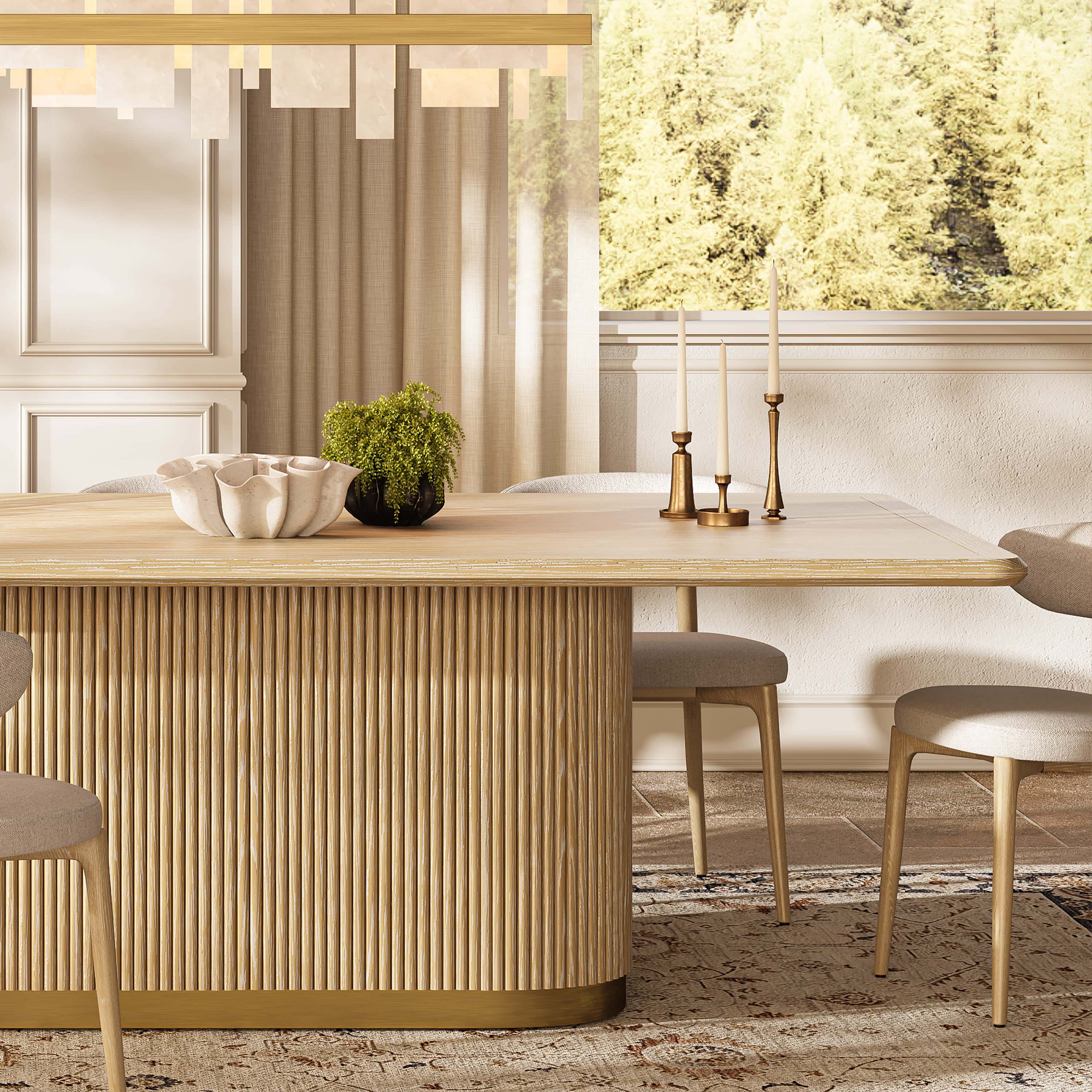 Calma Dining Table 84"W