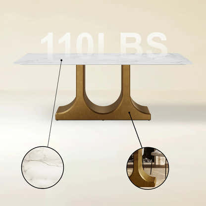 Calder U-Shape Dining Table 84"