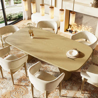 Valera Arched Dining Table 84"