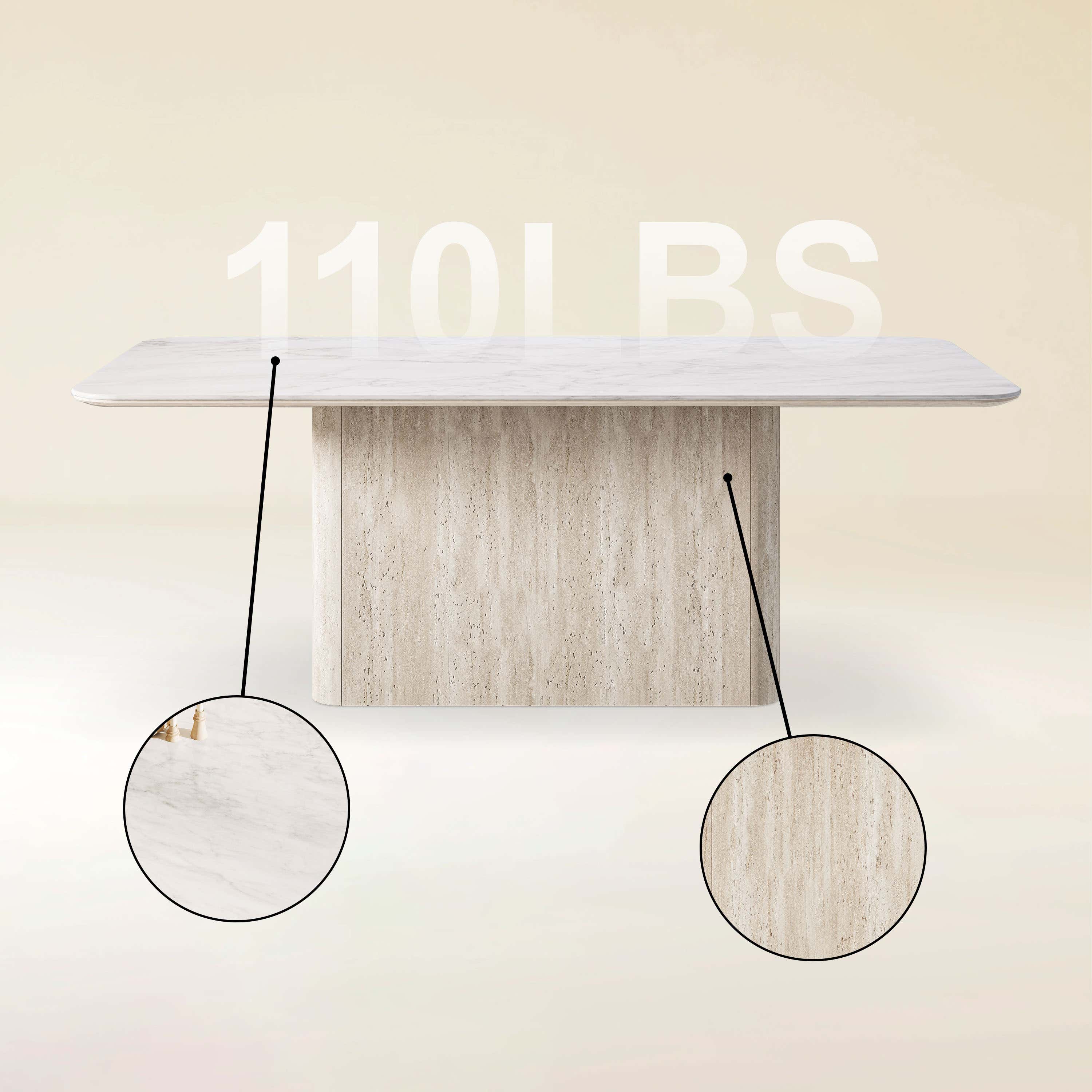 Tivoli Dining Table 84"W