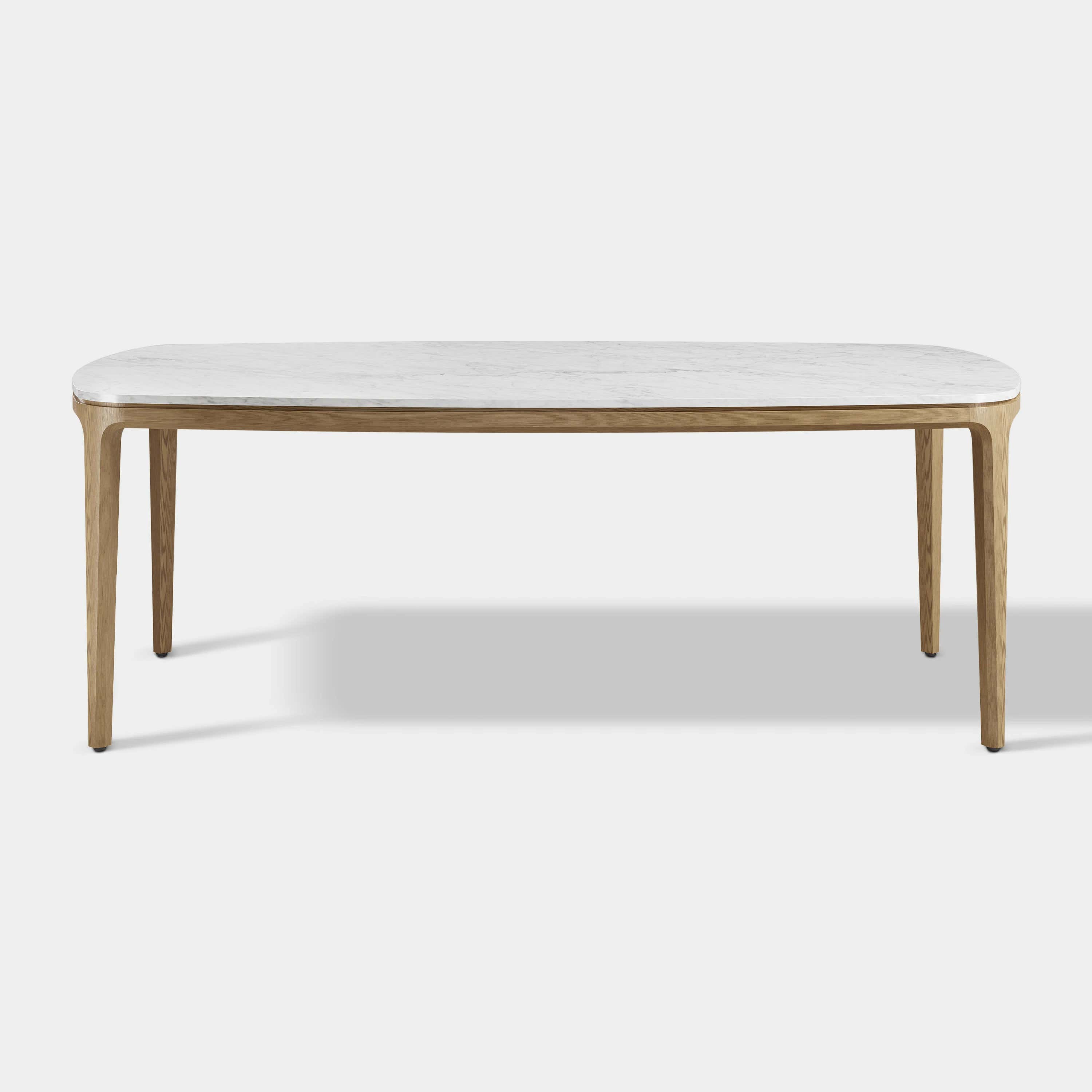 Aris Marble Dining Table 84"