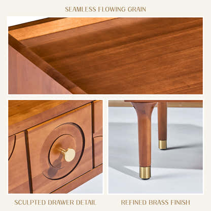 Rive Gauche Oak Nightstand 20"W