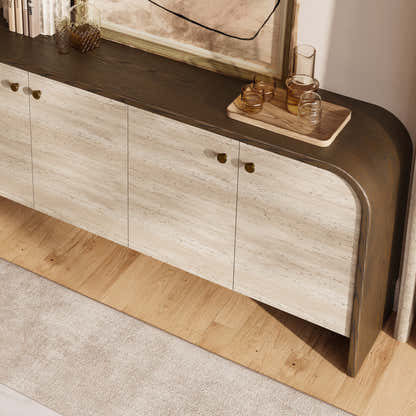 Tivoli Truffle Oak Sideboard 71"W