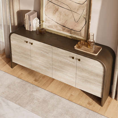 Tivoli Truffle Oak Sideboard 71"W