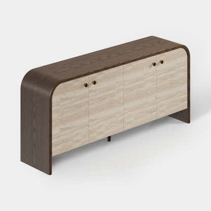 Tivoli Truffle Oak Sideboard 71"W