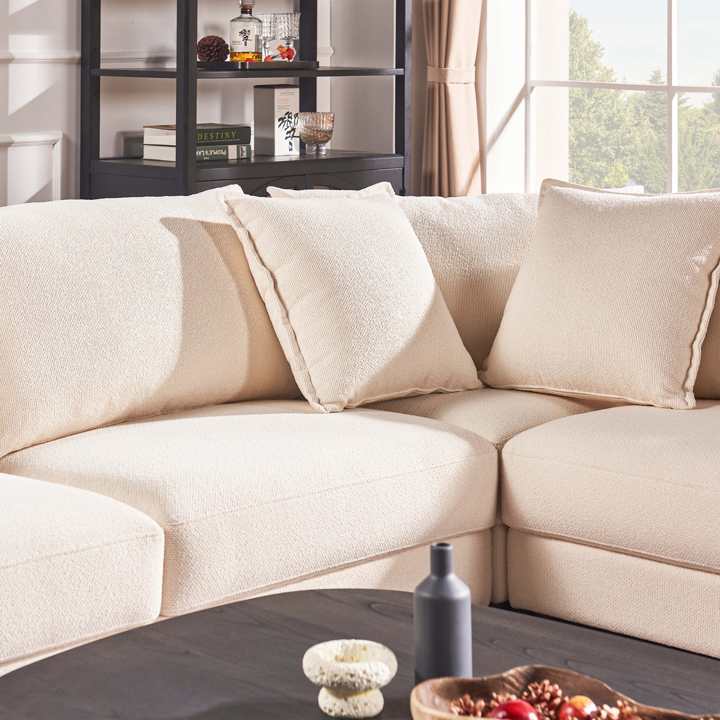 Kylix 5-Piece L-Shaped Sectional Sofa