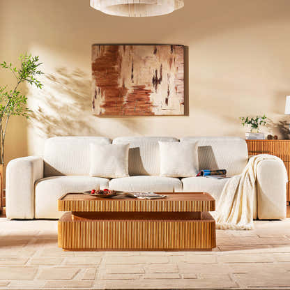 Elara Arched 110" Modular Electric Recliner Sofa