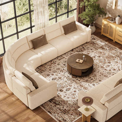 Aspen Modular Power Reclining Corner Sectional Sofa (5-Piece)