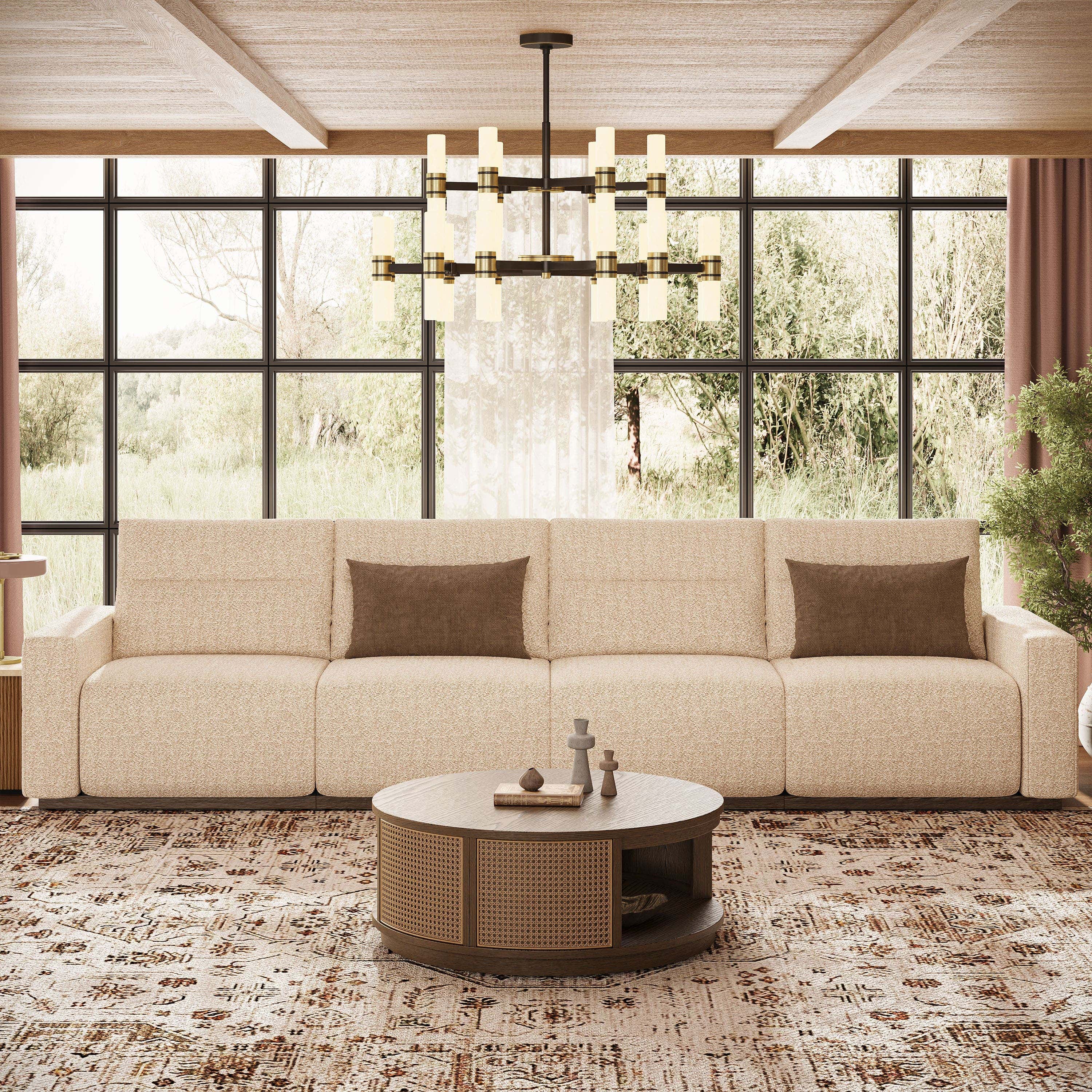 Aspen Power Reclining Modular Sofa (4-Seat)