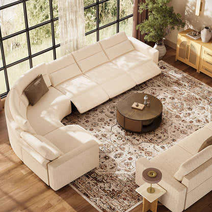 Aspen Modular Power Reclining Corner Sectional Sofa (5-Piece)