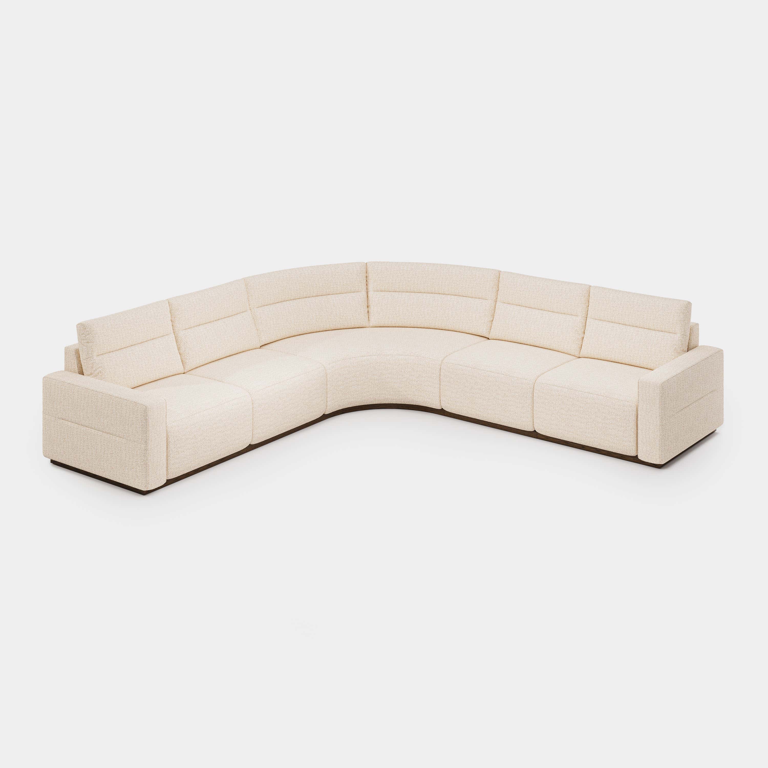 Aspen Modular Power Reclining Corner Sectional Sofa (5-Piece)