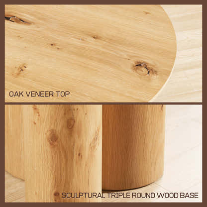 Trefoil Round Side Table 24"