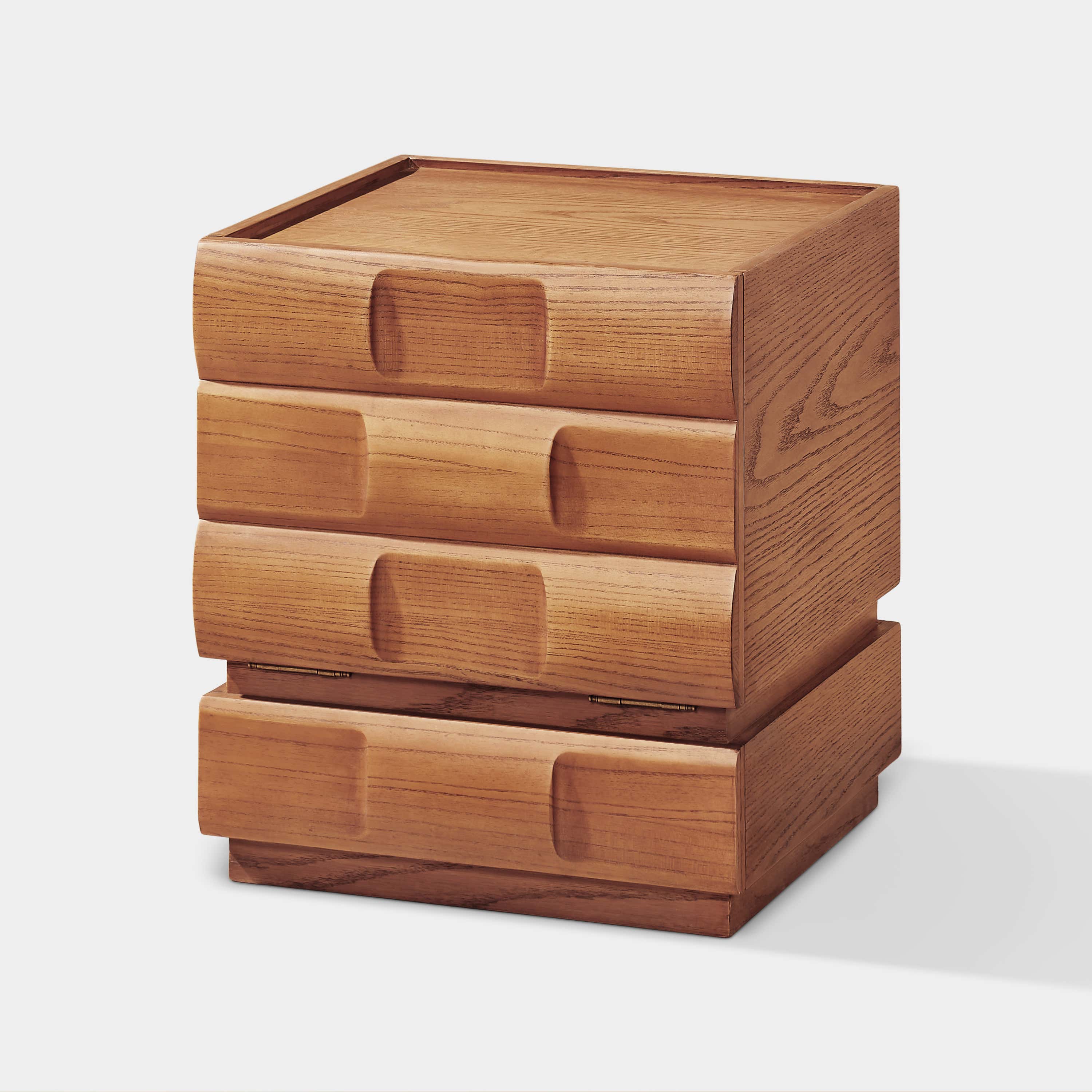 Terra Cube Emboss Nightstand 18”