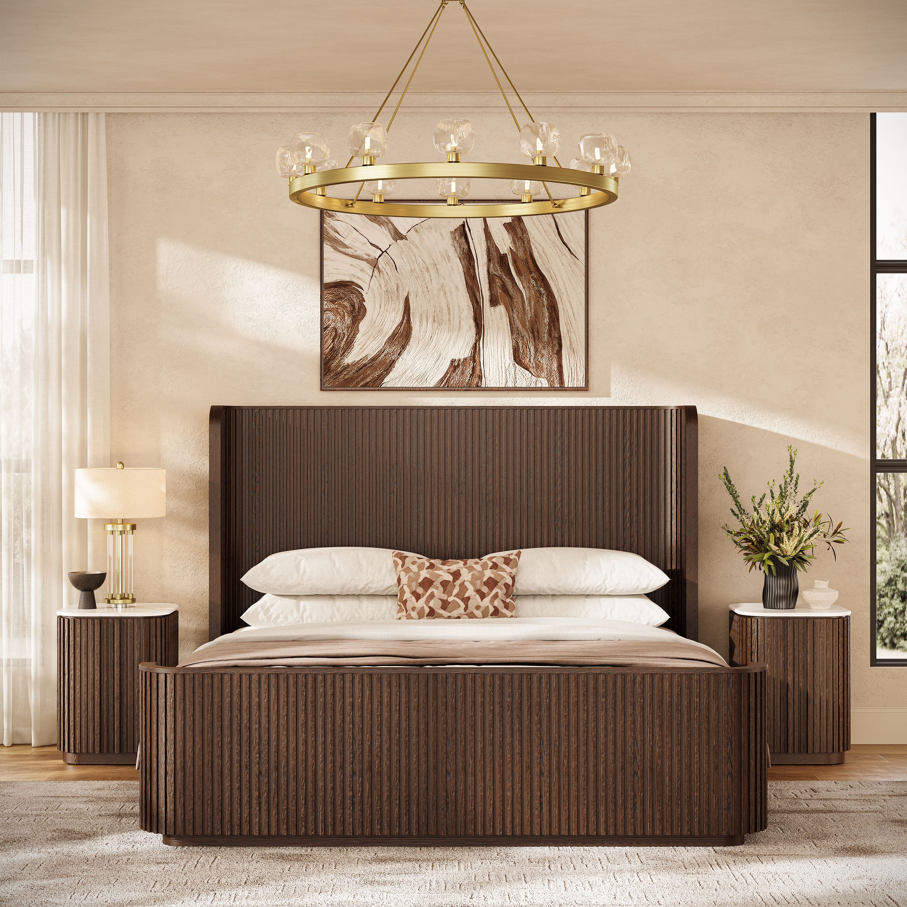 Valencia Fluted Nightstand 18