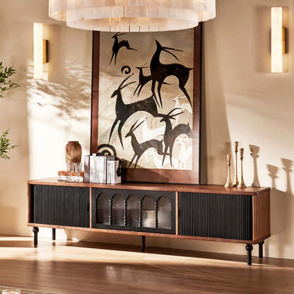 Marais Oak Media Console 78"