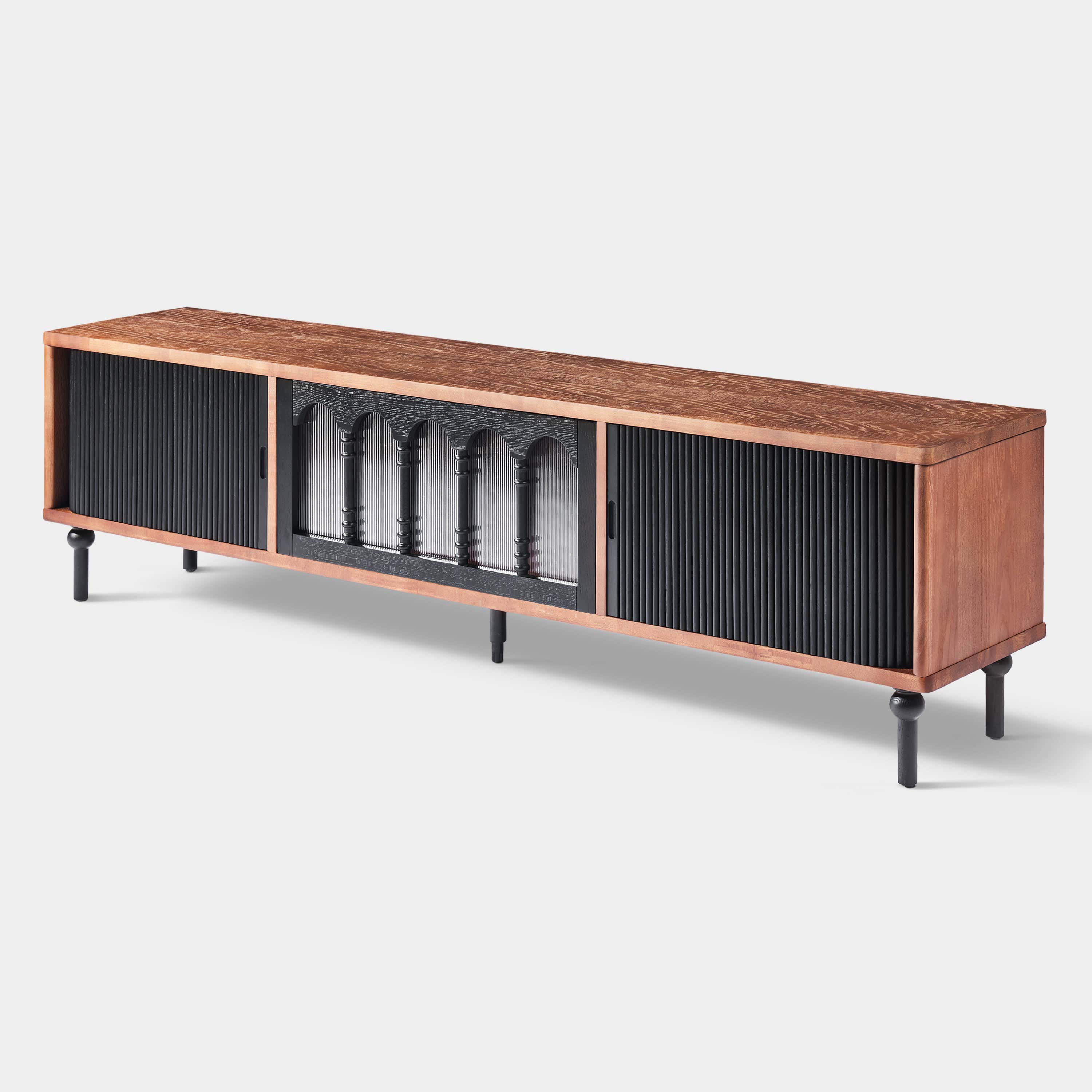Marais Oak Media Console 78"
