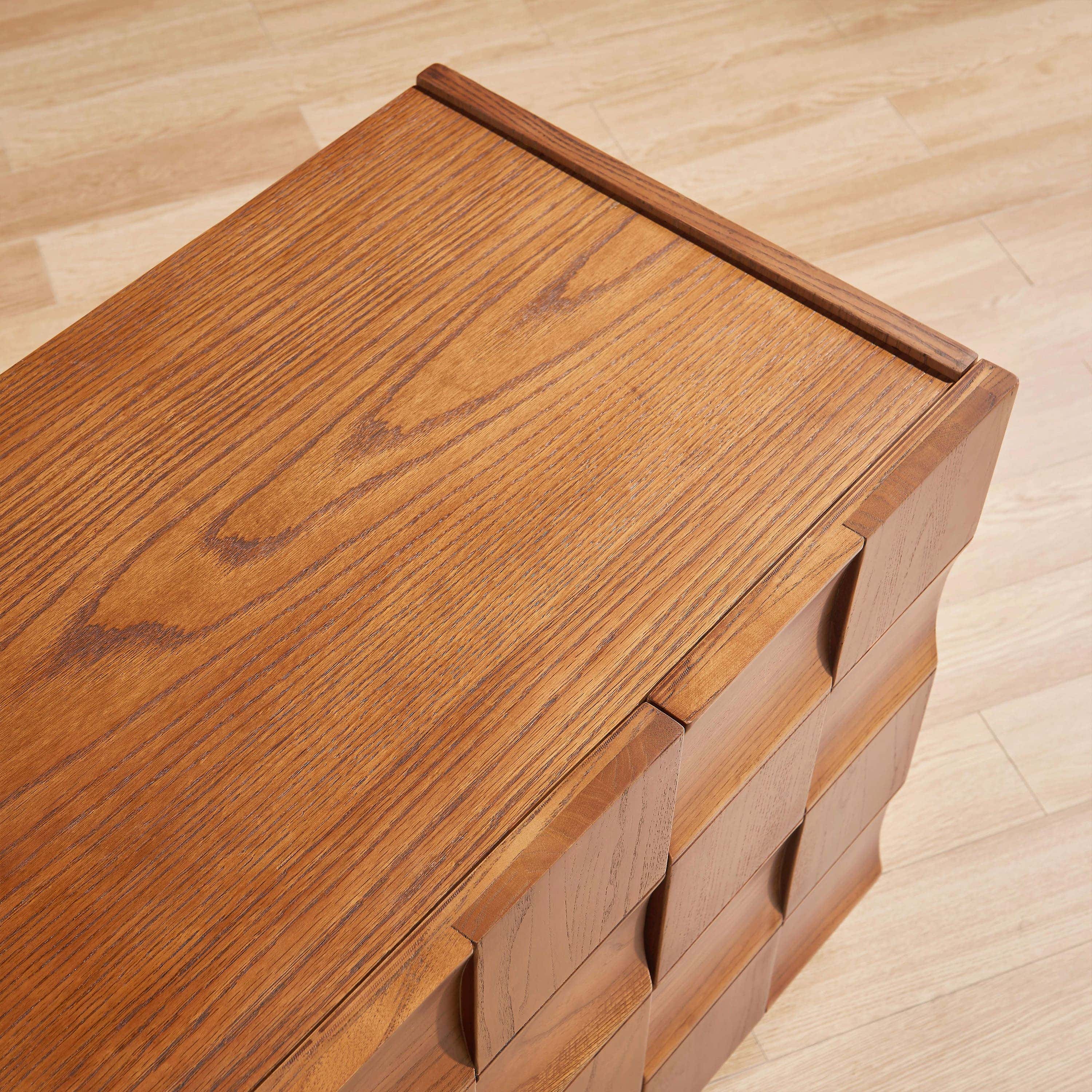 Terra Cube Emboss  Media Console 71”