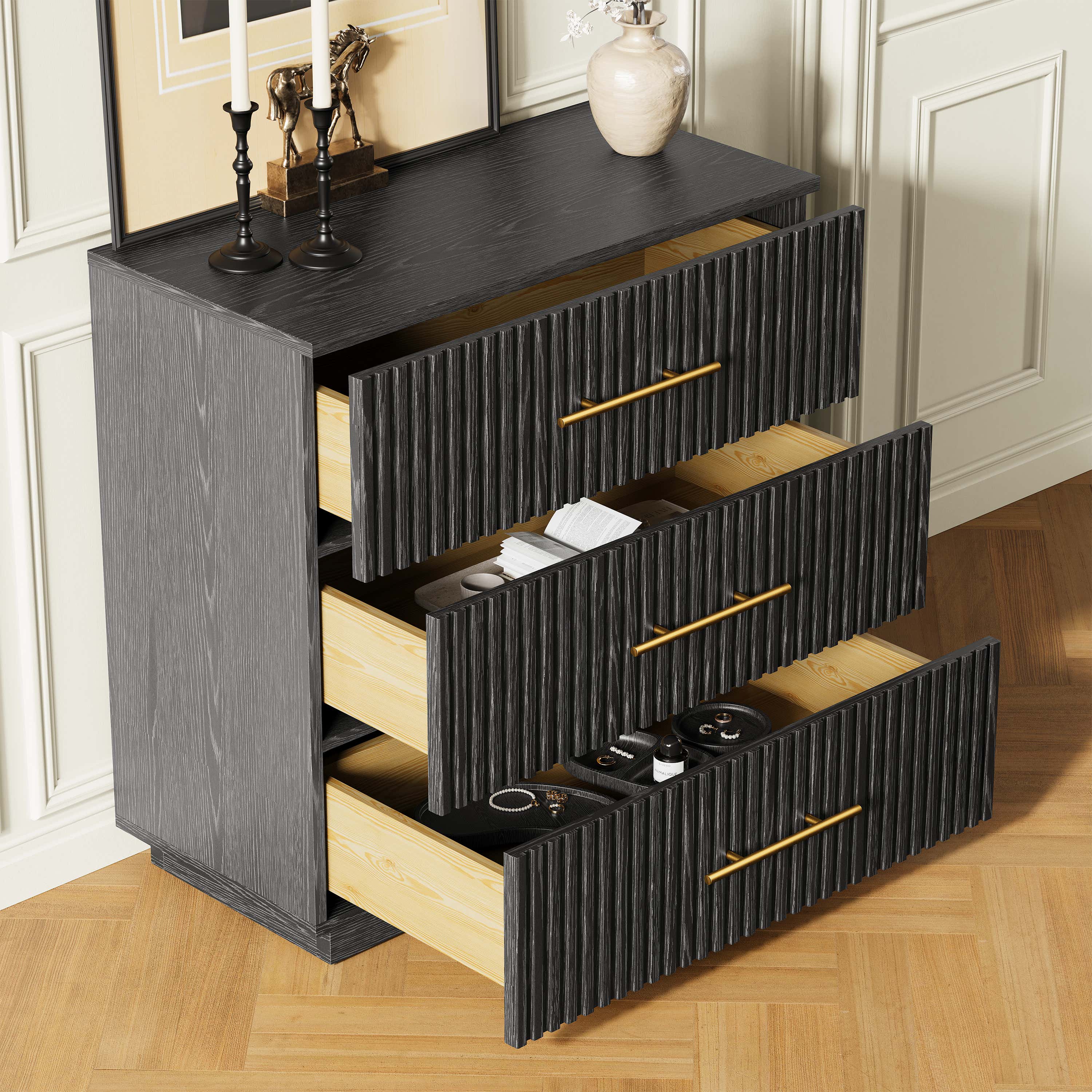 Holt 32" Oak Drawer Chest