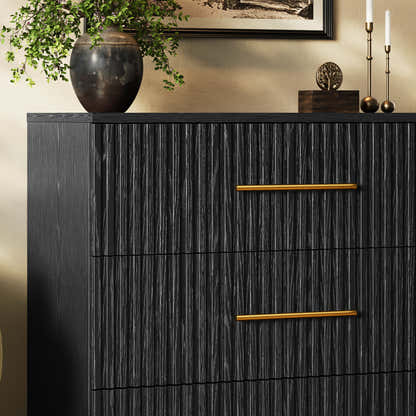 Holt 63“ Oak 6-Drawer Chest(Set of 2)