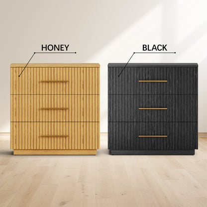 Holt 95" Oak 9-Drawer Chest(Set of 3)