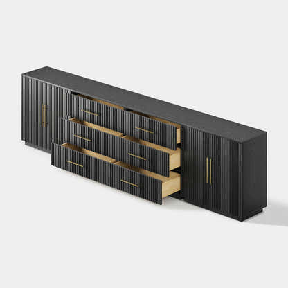 Holt Oak Modular Media Console (Set of 4)