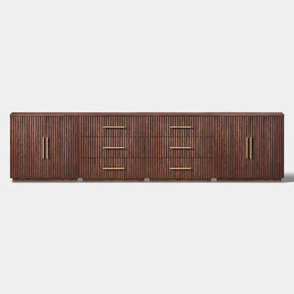 Holt Oak Modular Media Console (Set of 4)