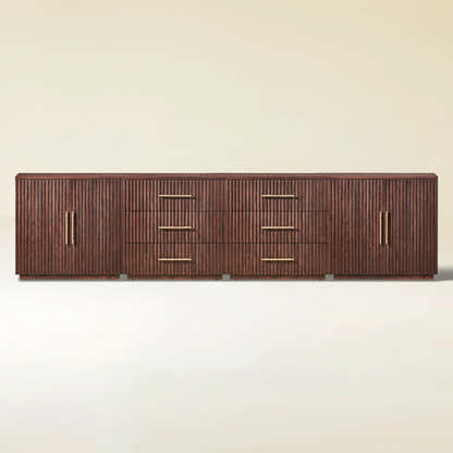 Holt Oak Modular Media Console (Set of 4)