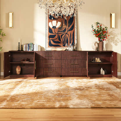 Holt Oak Modular Media Console (Set of 4)