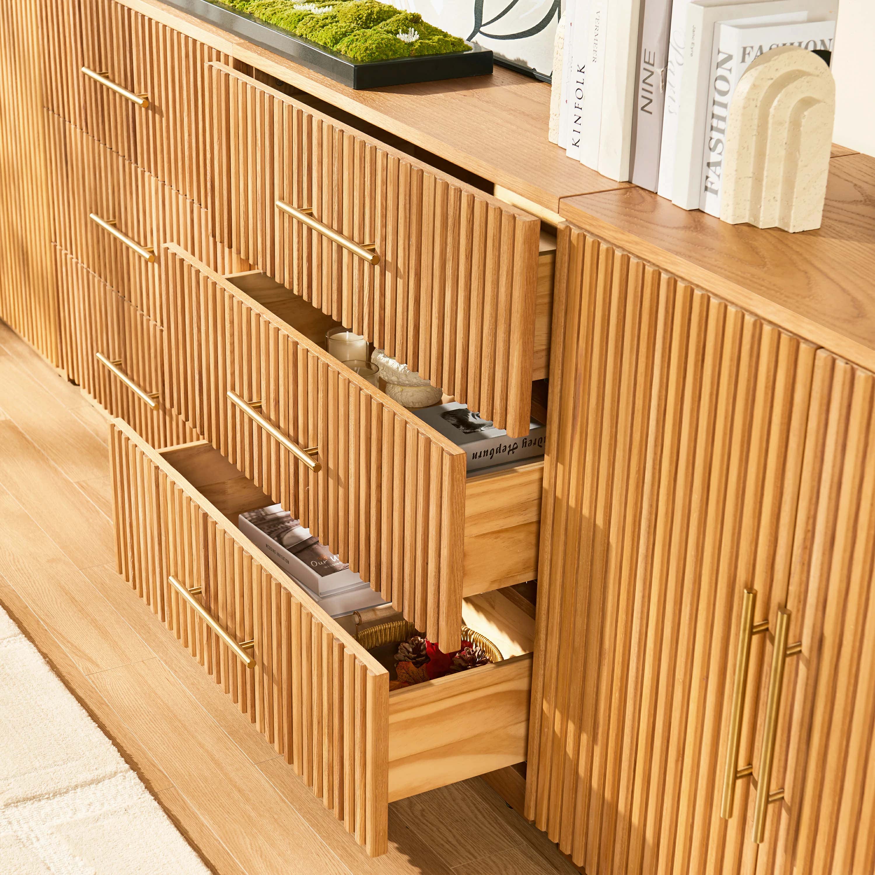 Holt Oak Modular Media Console (Set of 4)