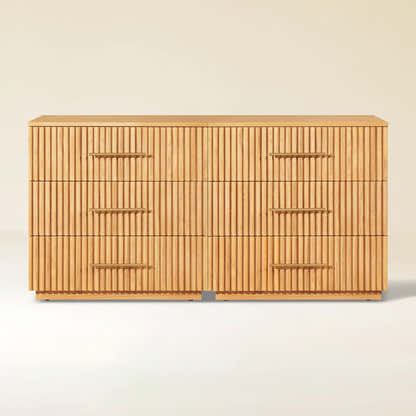 Holt 63“ Oak 6-Drawer Chest(Set of 2)