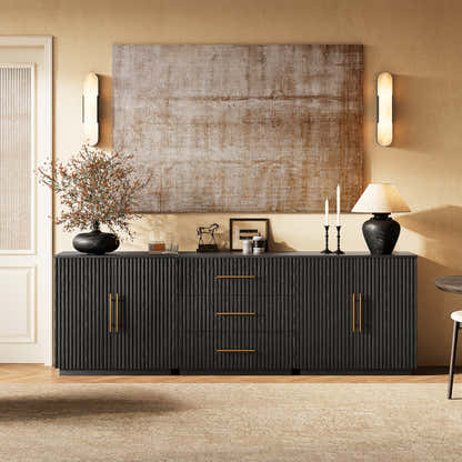 Holt Oak Modular Media Console (Set of 3)