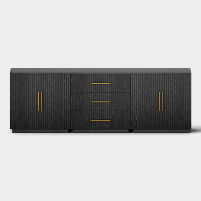 Holt Oak Modular Media Console (Set of 3)