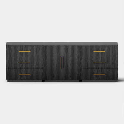 Holt Oak Modular Media Console (Set of 3)