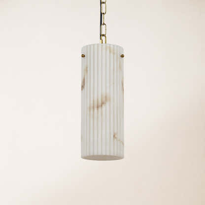 Luminare Resin Fluted Pendant 5"
