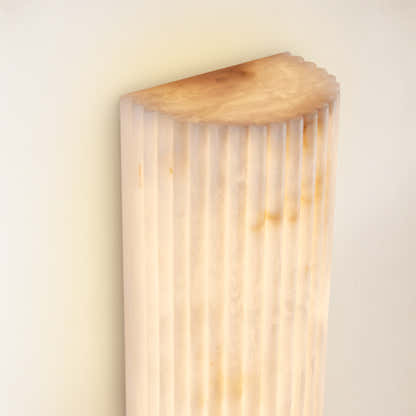 Luminare Resin Fluted Wall Sconce 5"