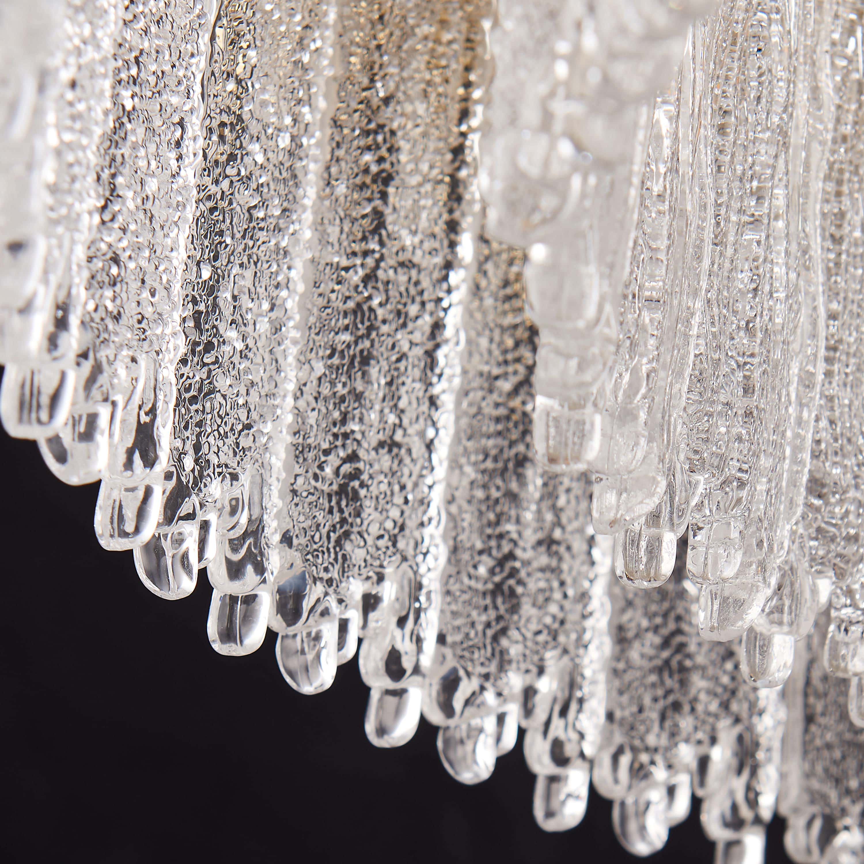 Rheo Crystal Glass Round Chandelier 24"D