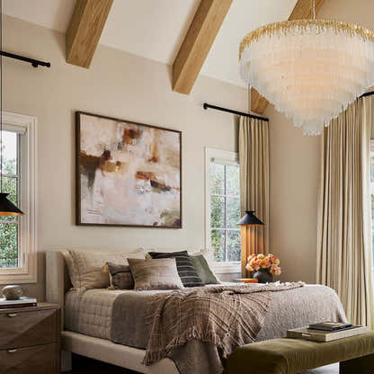 Rheo Tiered Crystal Glass Round Chandelier 36"D