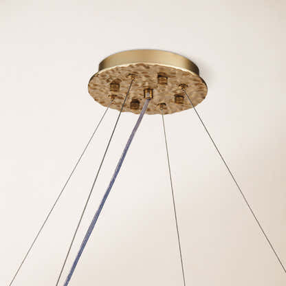 Rheo Crystal Glass Round Chandelier 40"D