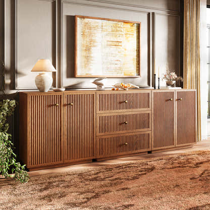 Avery Oak Modular Sideboard 90"W