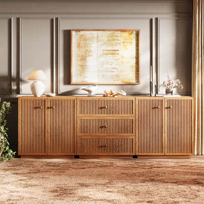 Avery Oak Modular Sideboard 90"W