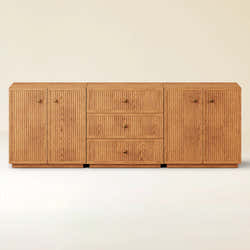 Avery Oak Modular Sideboard 90