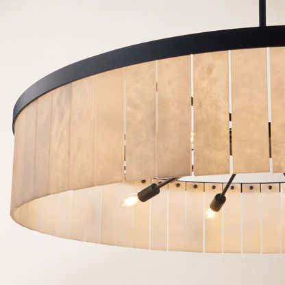 Solmare Alabaster Round Chandelier 41.3"D