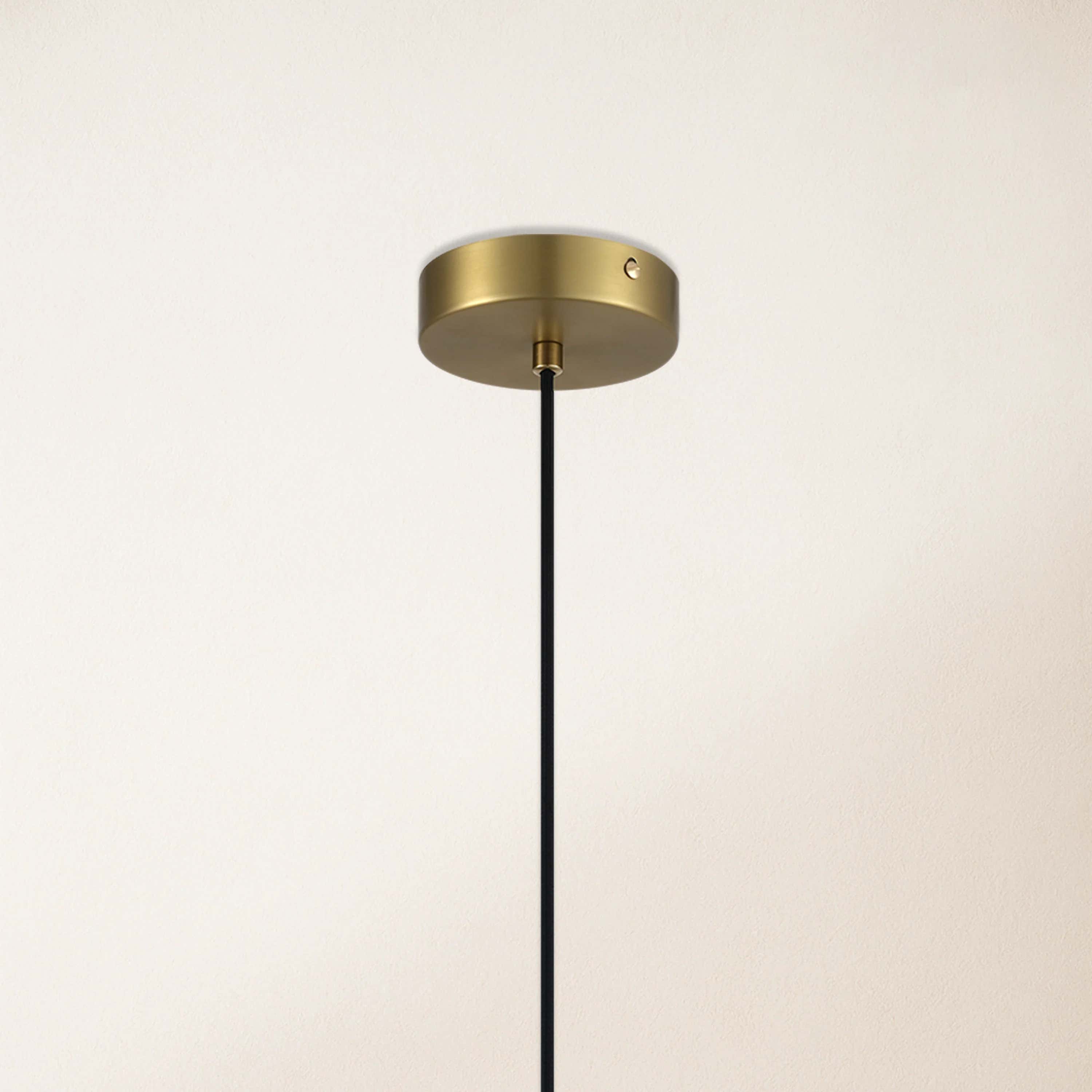 Hecate Alabaster Modern Pendant 5.5''D