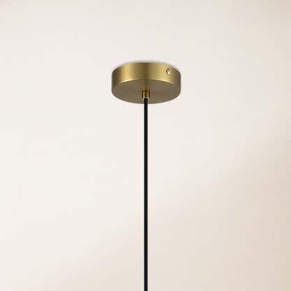 Hecate Alabaster Modern Pendant 5.5''D