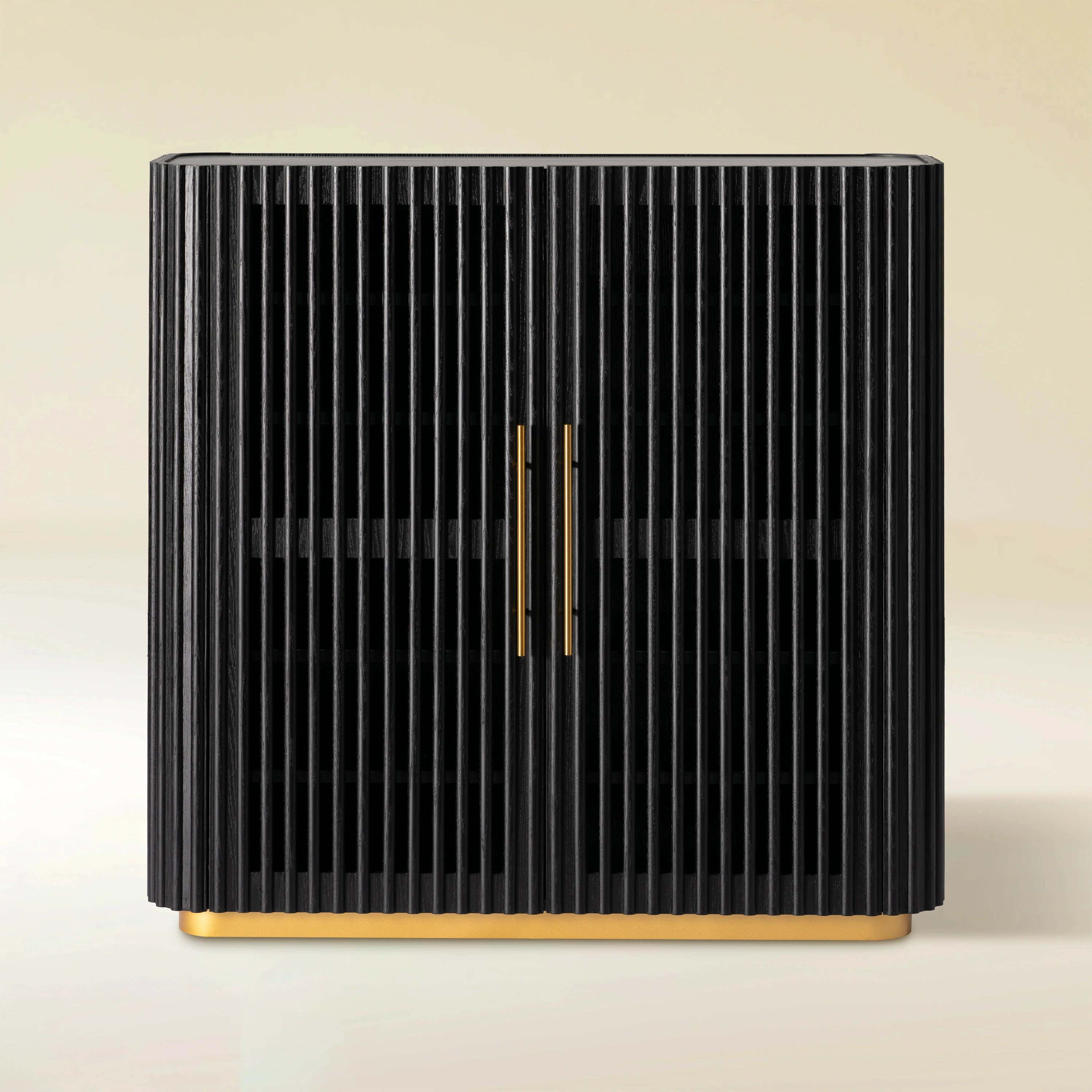 Holton 47"H Oak Storage Cabinet