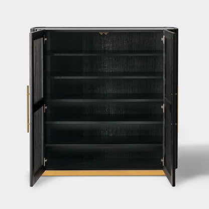 Holton 47"H Oak Storage Cabinet