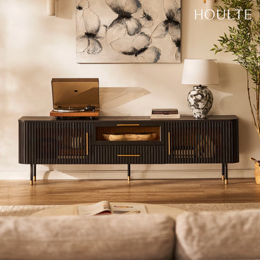 Ewan Oak Media Console 80"W